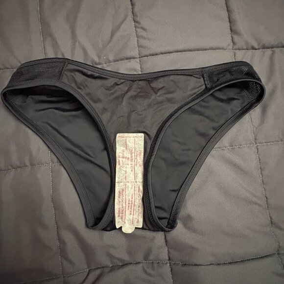 Lands' End Sport Low-Waist Bikini Bottom w/ Mesh Side Inserts - Size: 4 - NWT - Picture 4 of 8